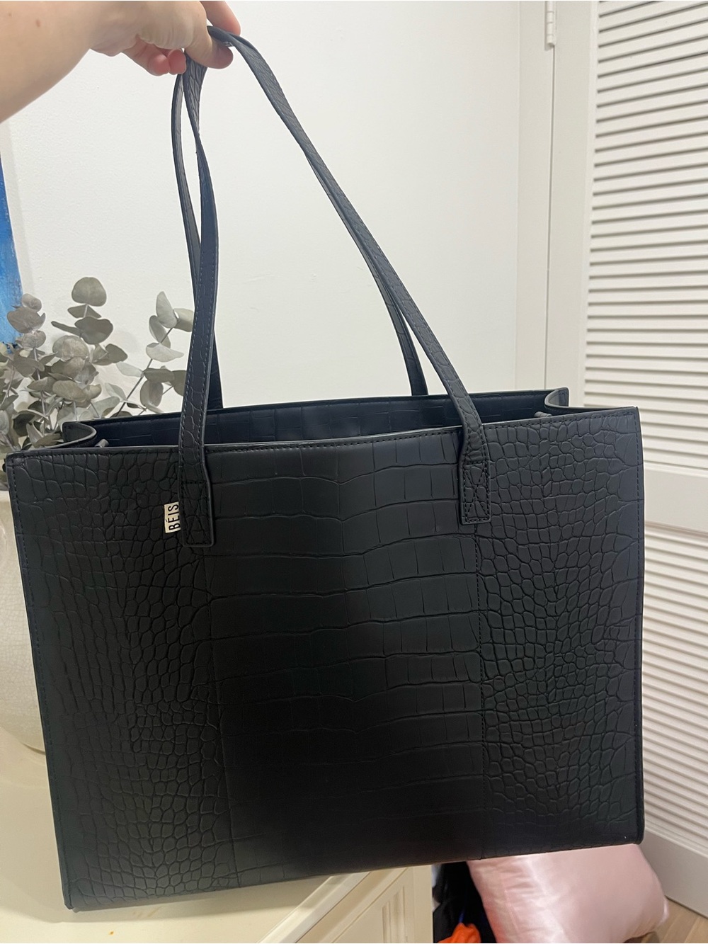 Beis Large Croc Work Tote
